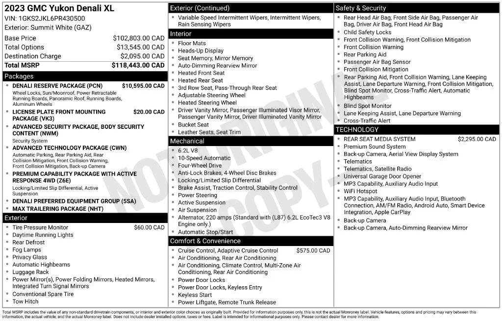 gmc yukon xl 2023 1GKS2JKL6PR430500 image gmc yukon xl 2023 1GKS2JKL6PR430500 image